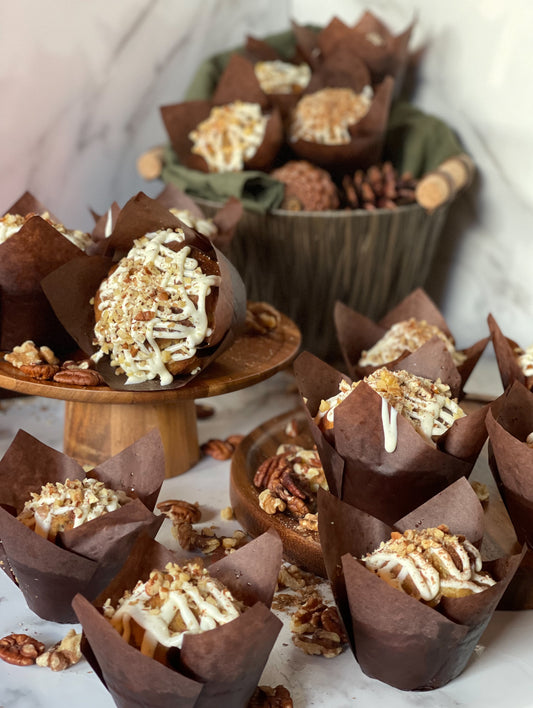 Muffins de Nuez de Nogal y Pecanas