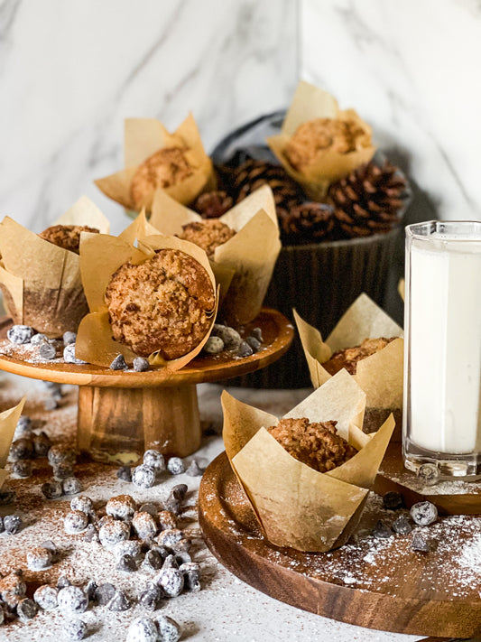 Muffins de Arandanos y Chispas de Chocolate